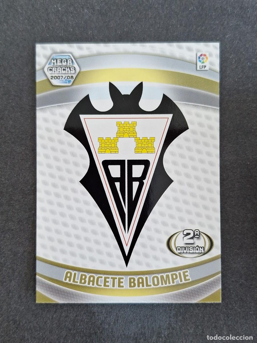 Cromos de f&uacute;tbol: L4 ESCUDO ALBACETE BALOMPIE 2&ordf; SEGUNDA DIVISION 420 PANINI MEGACRACKS 2007 2008 07 08