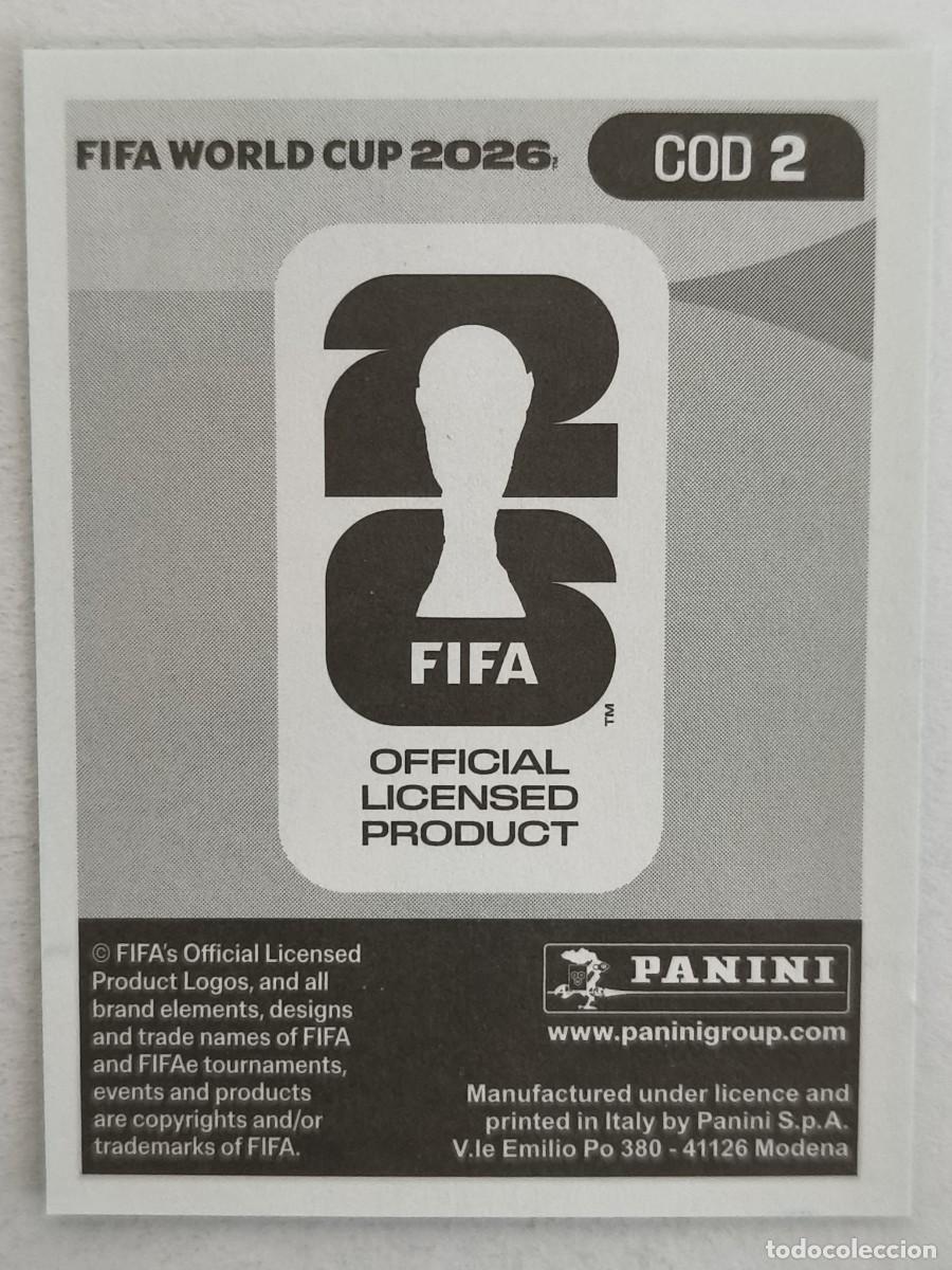 Cromos de f&uacute;tbol: #COD2 MPASI (CONGO) MUNDIAL 2026 PANINI - Foto 2
