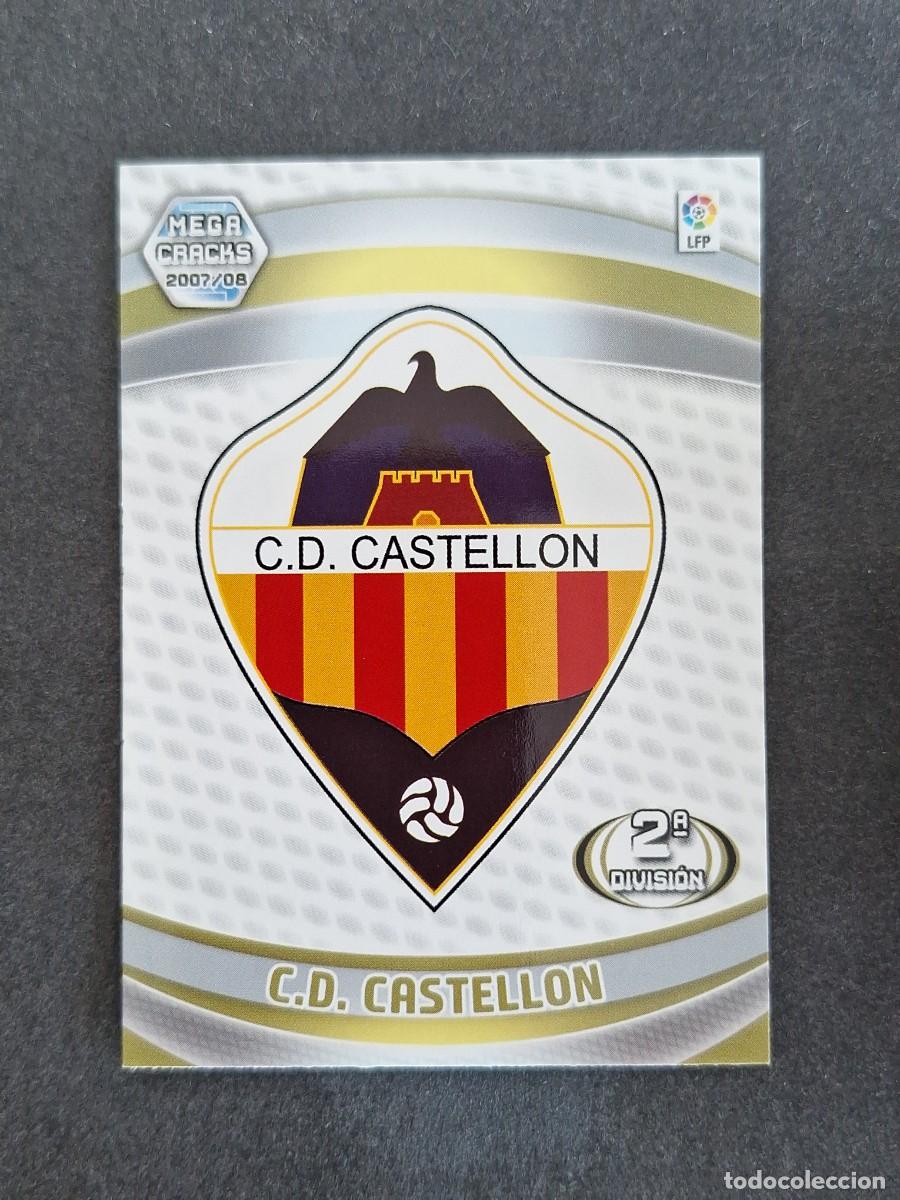 Cromos de f&uacute;tbol: L4 ESCUDO C. D. CASTELLON 2&ordf; SEGUNDA DIVISION 428 PANINI MEGACRACKS 2007 2008 07 08