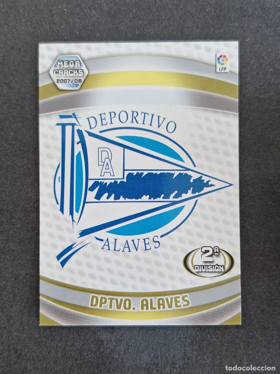 Cromos de f&uacute;tbol: L4 ESCUDO DEPORTIVO ALAVES 2&ordf; SEGUNDA DIVISION 431 PANINI MEGACRACKS 2007 2008 07 08
