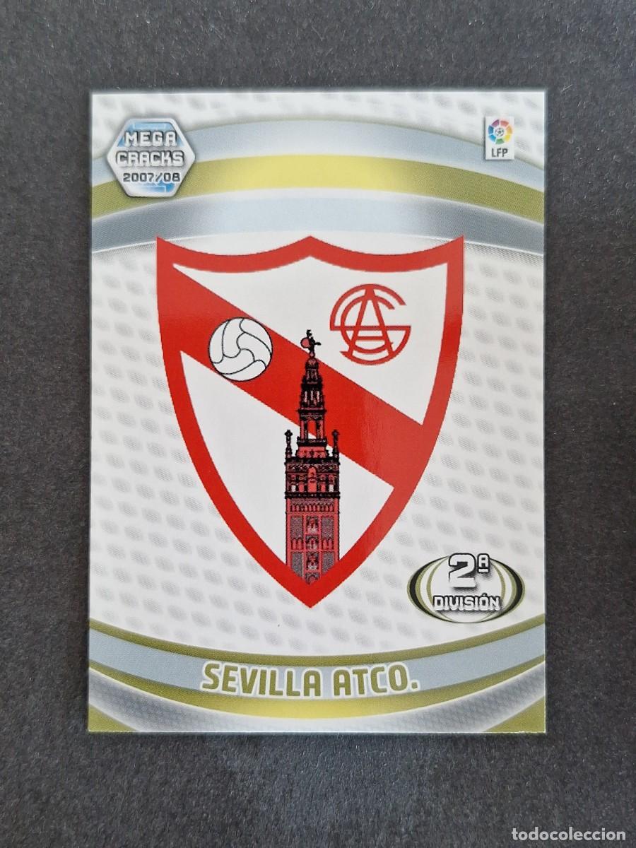 Cartes &agrave; collectionner de Football: L4 ESCUDO SEVILLA ATLETICO 2&ordf; SEGUNDA DIVISION 436 PANINI MEGACRACKS 2007 2008 07 08