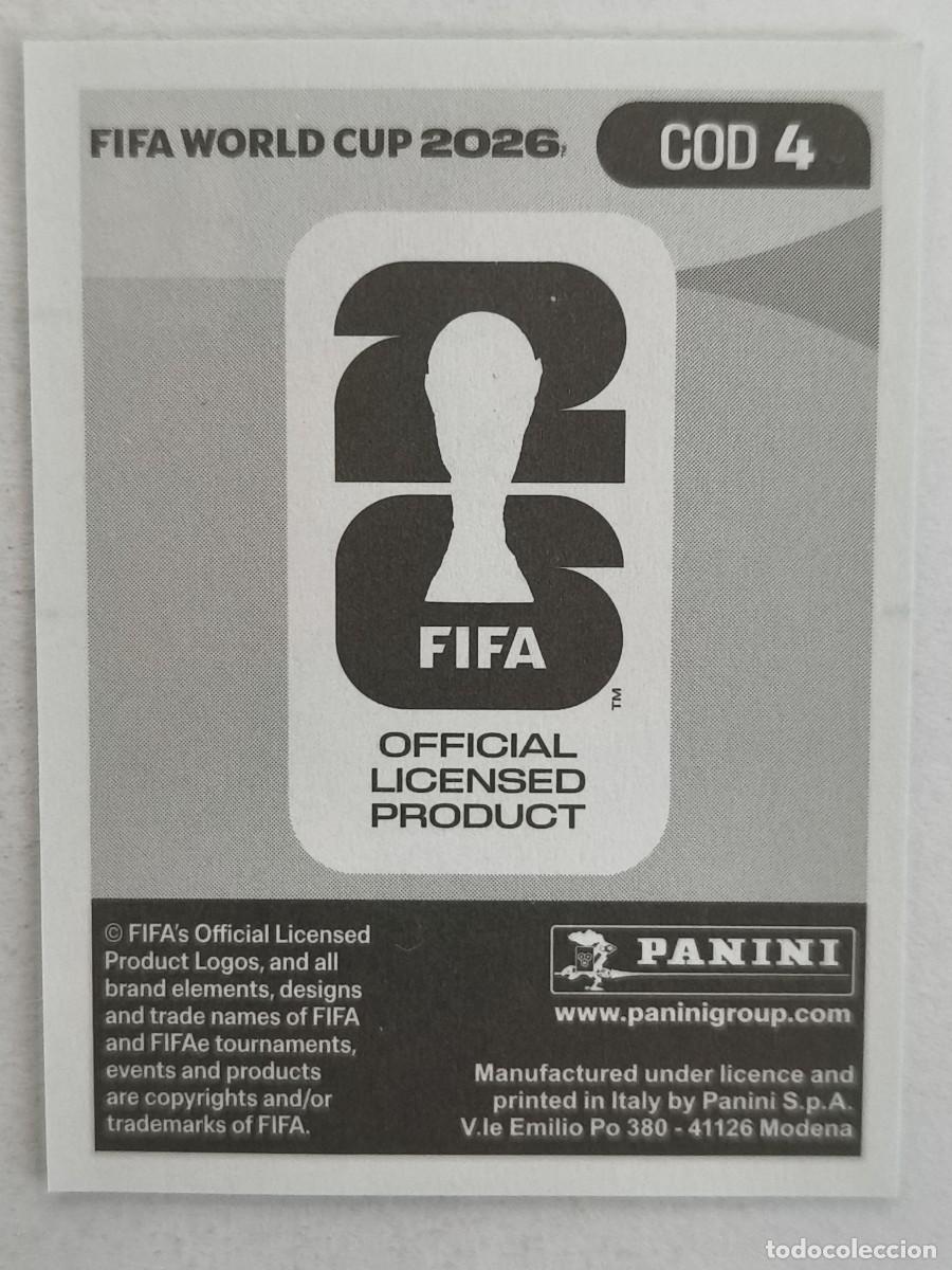 Cromos de f&uacute;tbol: #COD4 TUANZEBE (CONGO) MUNDIAL 2026 PANINI - Foto 2
