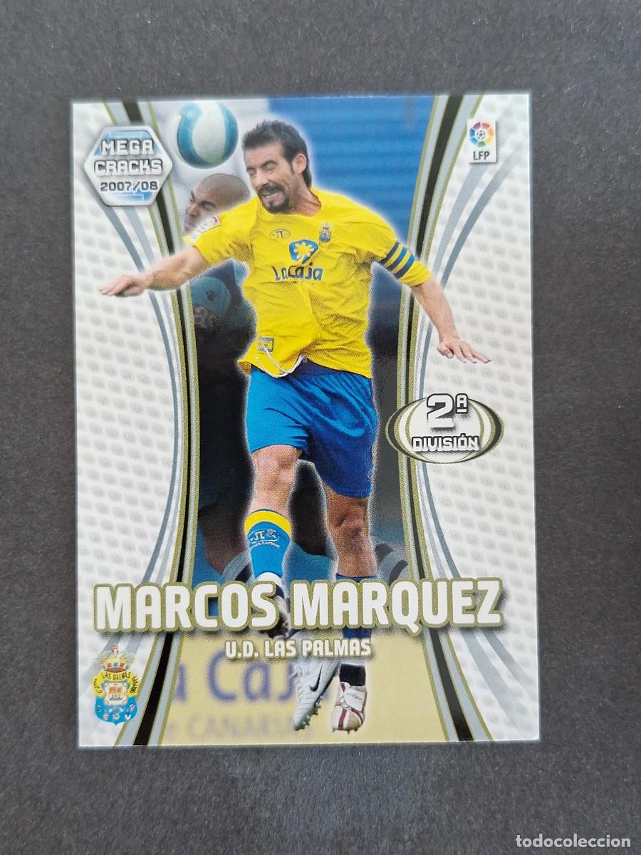 Football Stickers: L4 MARCOS MARQUEZ U. D. LAS PALMAS 2&ordf; SEGUNDA DIVISION 441 PANINI MEGACRACKS 2007 2008 07 08