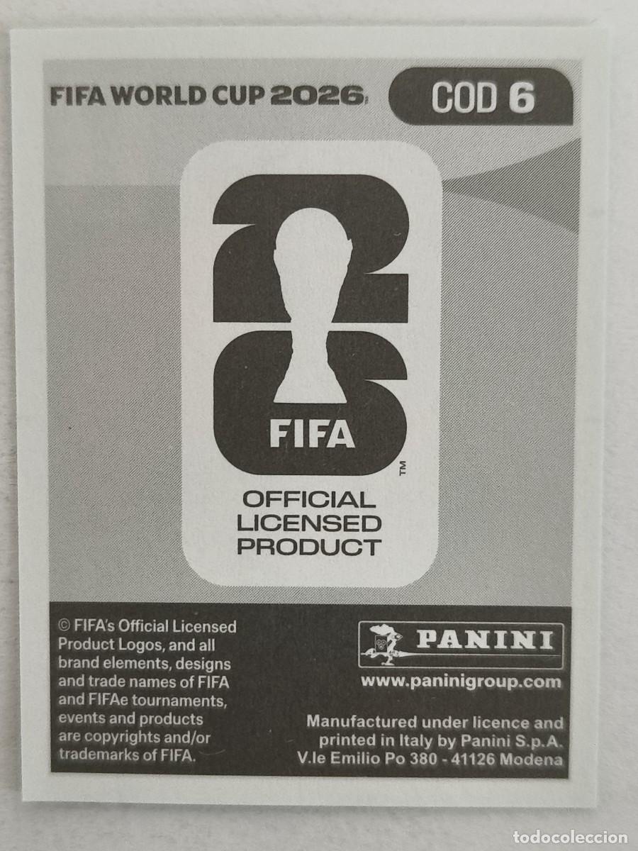Cromos de f&uacute;tbol: #COD6 MBEMBA (CONGO) MUNDIAL 2026 PANINI - Foto 2