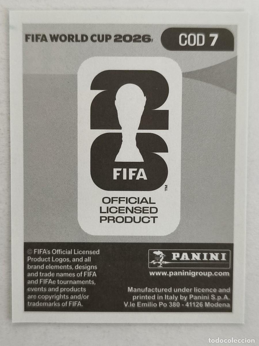Cromos de f&uacute;tbol: #COD7 KAYEMBE (CONGO) MUNDIAL 2026 PANINI - Foto 2