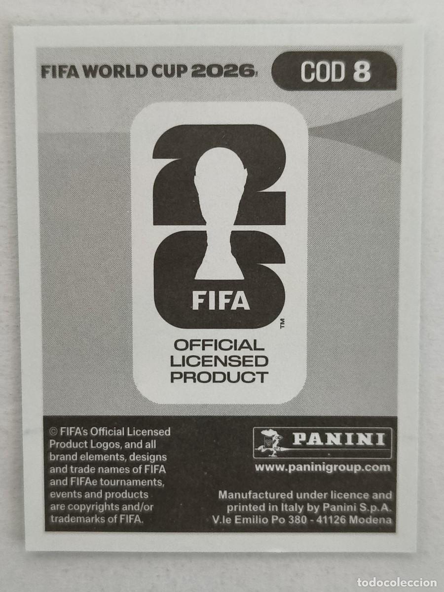 Cromos de f&uacute;tbol: #COD8 PICKEL (CONGO) MUNDIAL 2026 PANINI - Foto 2