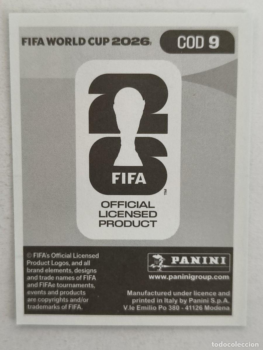 Cromos de f&uacute;tbol: #COD9 MUKAU (CONGO) MUNDIAL 2026 PANINI - Foto 2