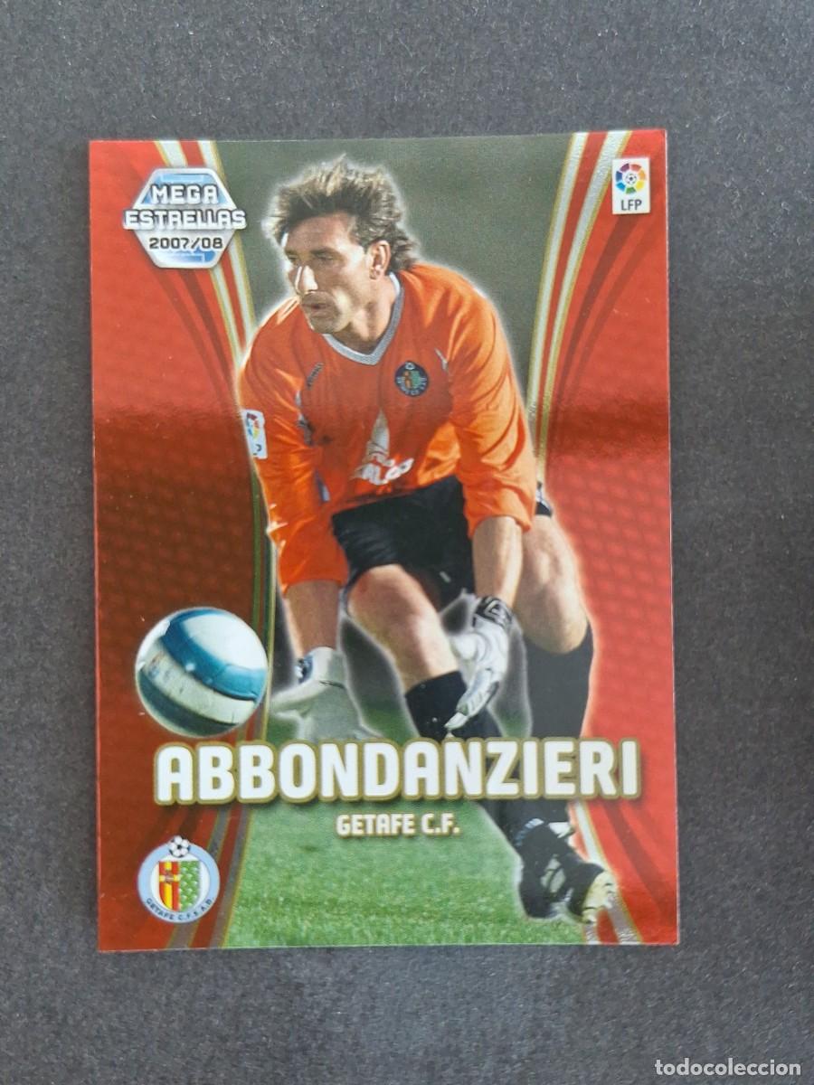 Cromos de f&uacute;tbol: L4 ABBONDANZIERI GETAFE C. F. MEGA ESTRELLAS 362 PANINI MEGACRACKS 2007 2008 07 08