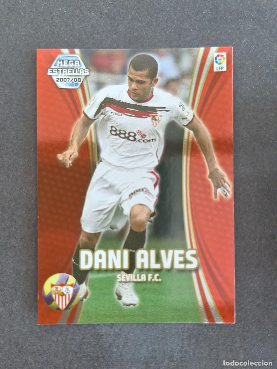Cromos de f&uacute;tbol: L4 DANI ALVES SEVILLA F. C. MEGA ESTRELLAS 365 PANINI MEGACRACKS 2007 2008 07 08