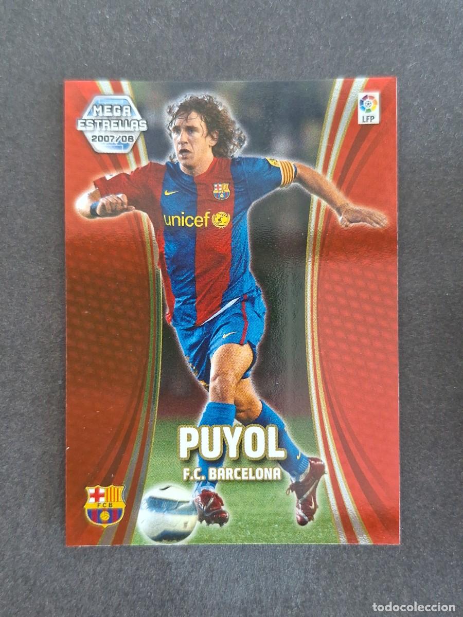 Cromos de f&uacute;tbol: L4 PUYOL F. C. BARCELONA MEGA ESTRELLAS 367 PANINI MEGACRACKS 2007 2008 07 08