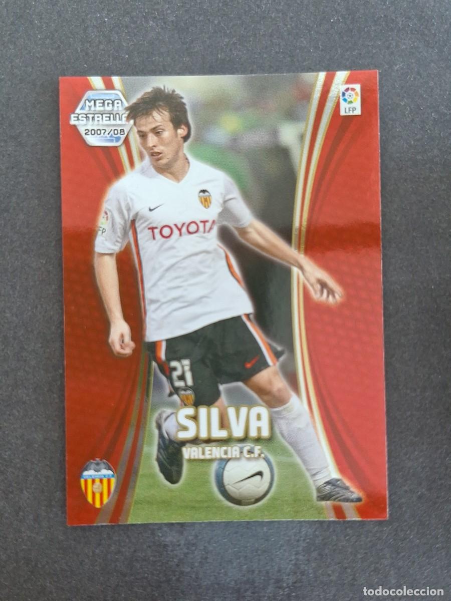 Cromos de f&uacute;tbol: L4 SILVA VALENCIA C. F. MEGA ESTRELLAS 377 PANINI MEGACRACKS 2007 2008 07 08