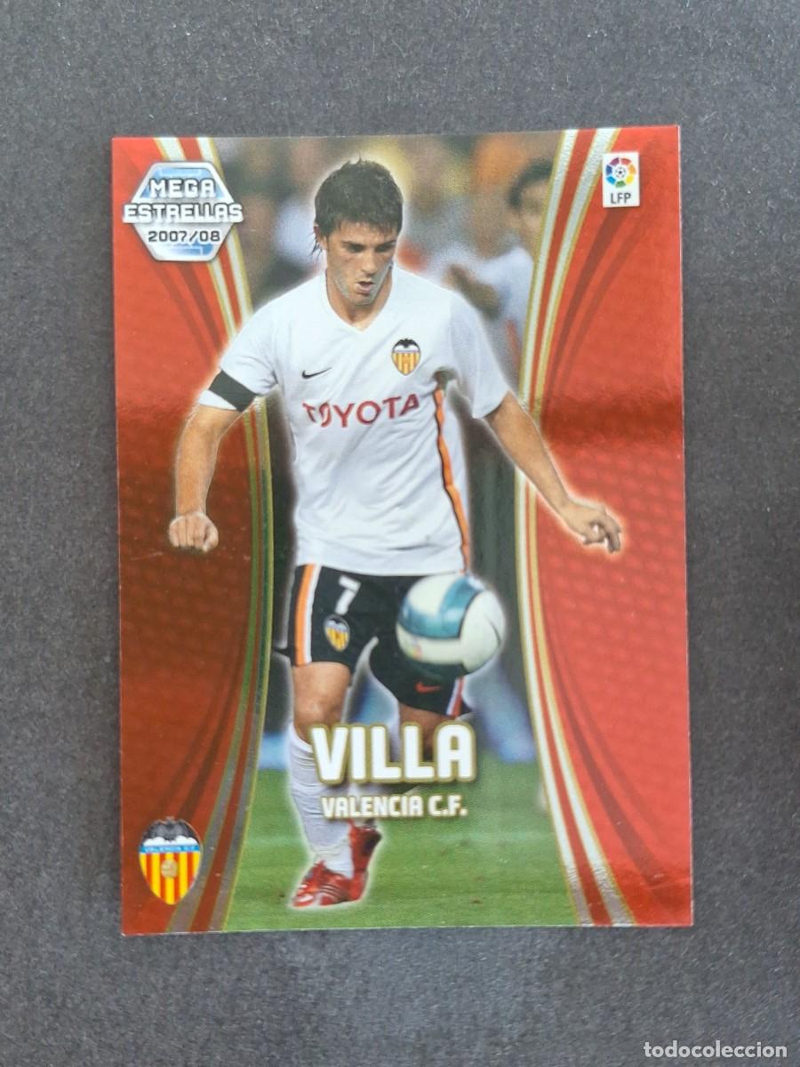 Cromos de f&uacute;tbol: L4 VILLA VALENCIA C. F. MEGA ESTRELLAS 379 PANINI MEGACRACKS 2007 2008 07 08