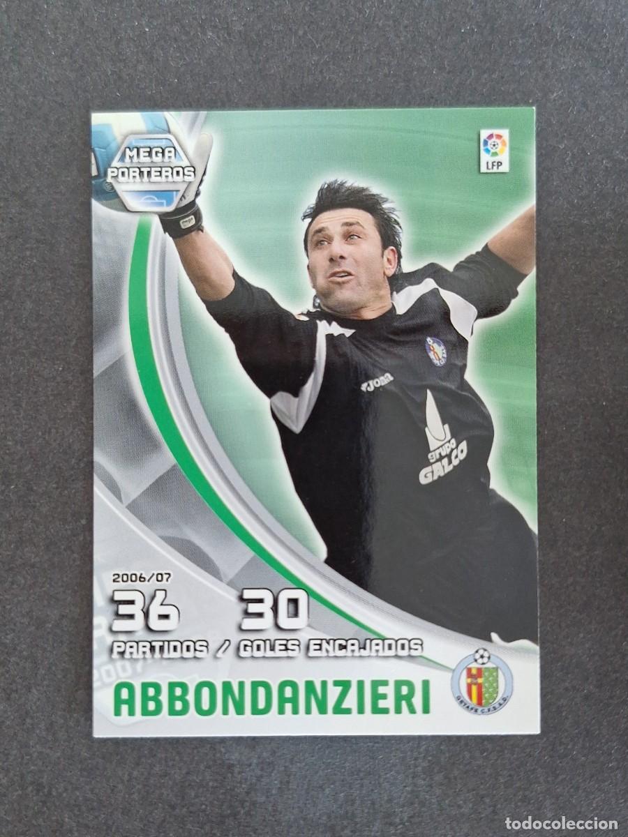 Cromos de Futebol: L4 ABBONDANZIERI GETAFE C. F. MEGA PORTEROS 391 PANINI MEGACRACKS 2007 2008 07 08