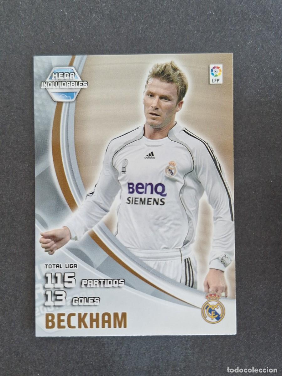 Cromos de f&uacute;tbol: L4 BECKHAM REAL MADRID MEGA INOLVIDABLES 403 PANINI MEGACRACKS 2007 2008 07 08