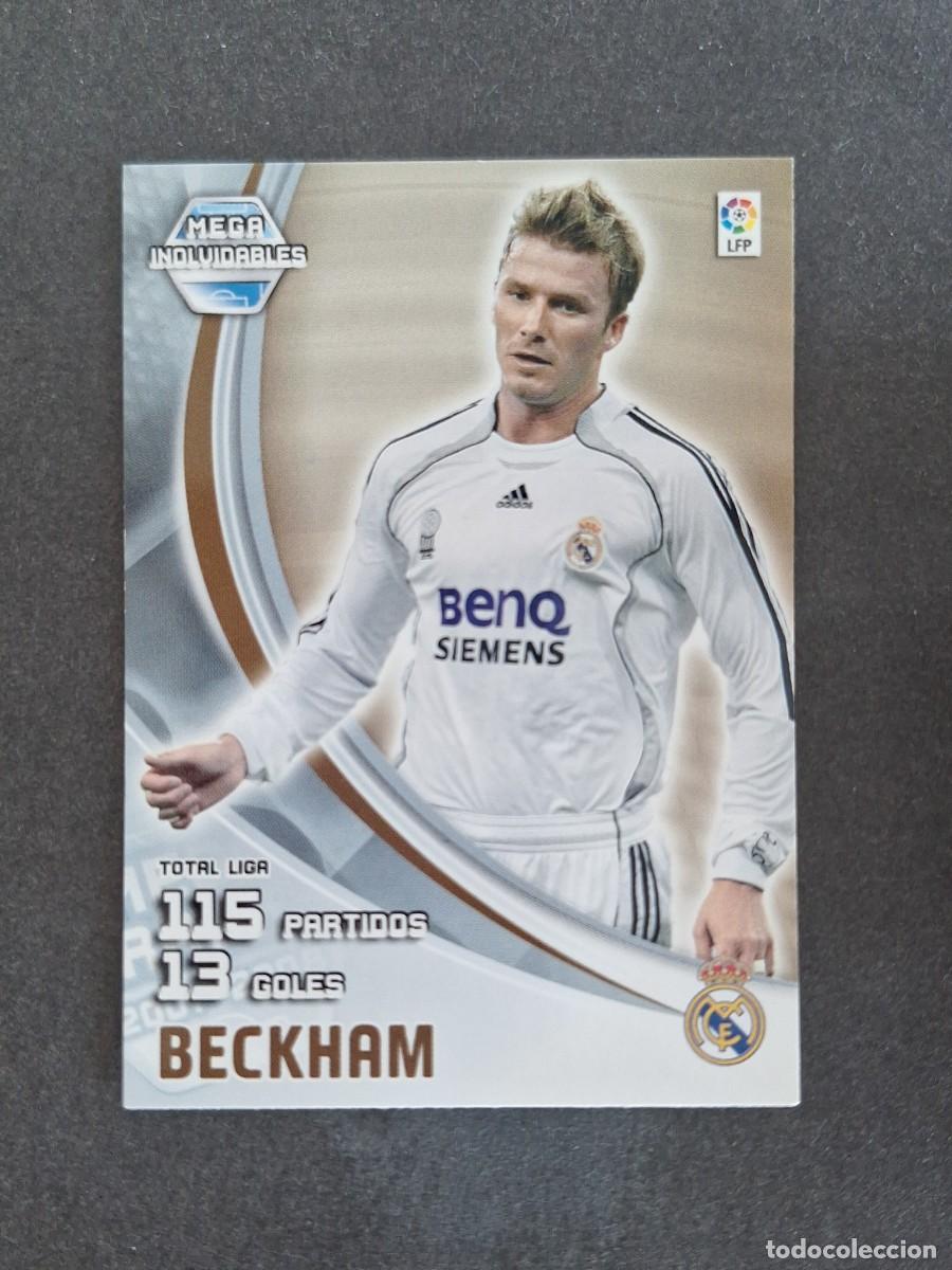Cromos de f&uacute;tbol: L4 BECKHAM REAL MADRID MEGA INOLVIDABLES 403 PANINI MEGACRACKS 2007 2008 07 08