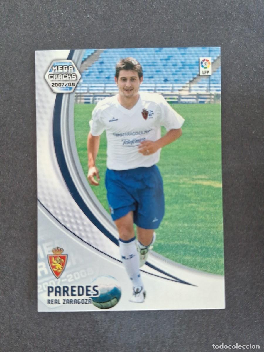 Cromos de f&uacute;tbol: L4 PAREDES REAL ZARAGOZA NUEVO FICHAJE 446 PANINI MEGACRACKS 2007 2008 07 08