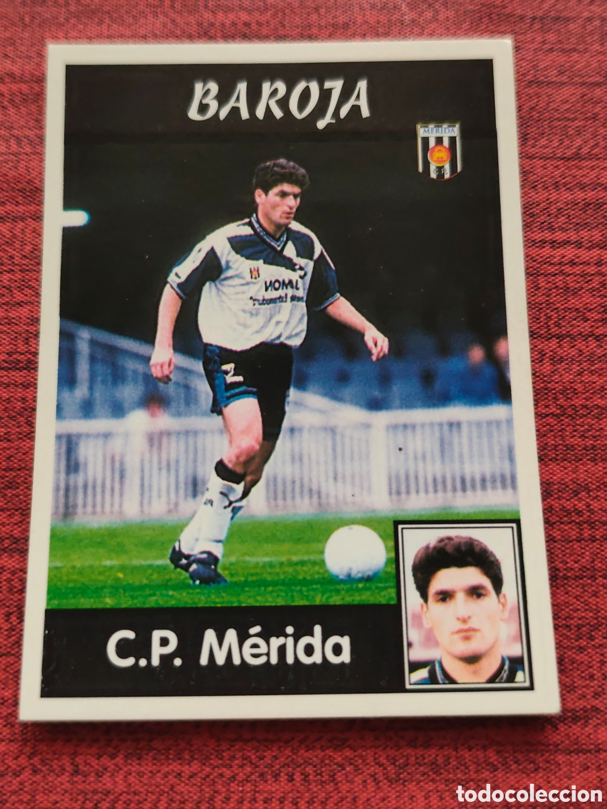 Cromos de f&uacute;tbol: 279 BAROJA M&Eacute;RIDA PANINI LIGA 1997 1998