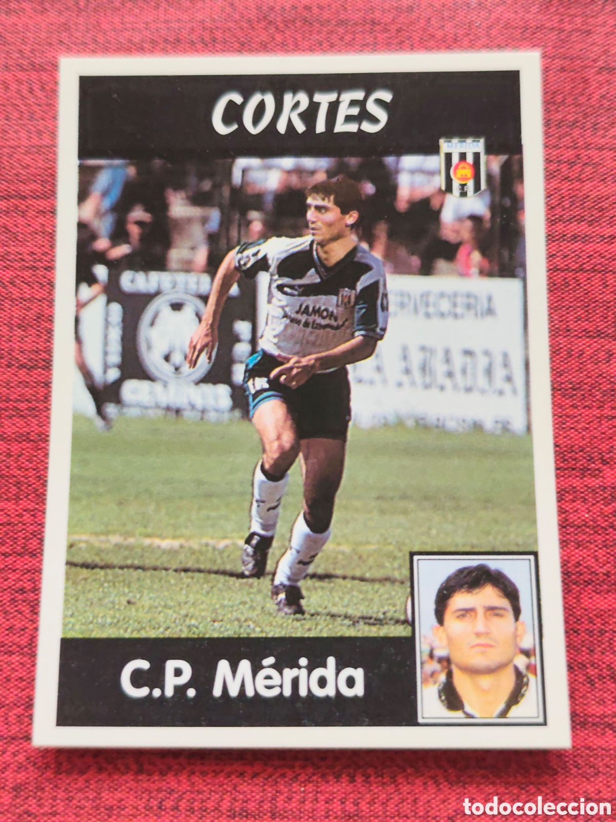 Cromos de f&uacute;tbol: 275A CORT&Eacute;S M&Eacute;RIDA PANINI LIGA 1997 1998