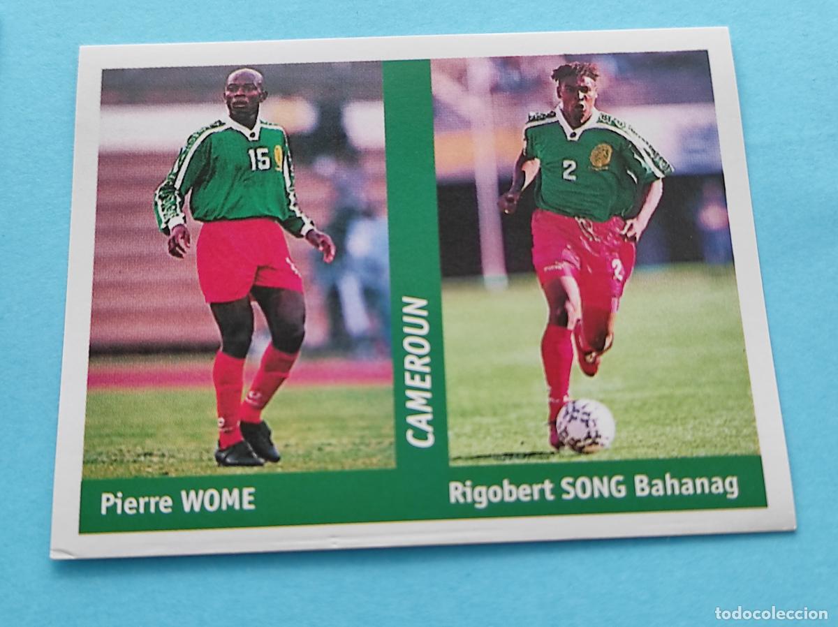 Football Stickers: 109 PIERRE WOME/RIGOBERT SONG BAHANAG (CAMERUN) - CROMO MUNDIAL FRANCIA 1998 DS FRANCE 98 DSWC98