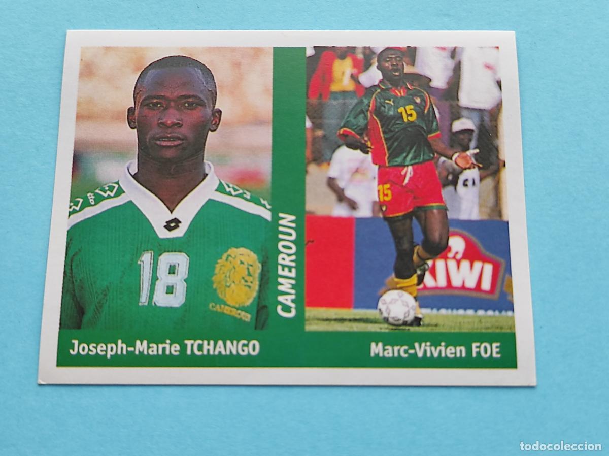 Football Stickers: 111 JOSEPH-MARIE TCHANGO/MARC-VIVIEN FOE (CAMERUN) - CROMO MUNDIAL FRANCIA 1998 DS FRANCE 98 DSWC98