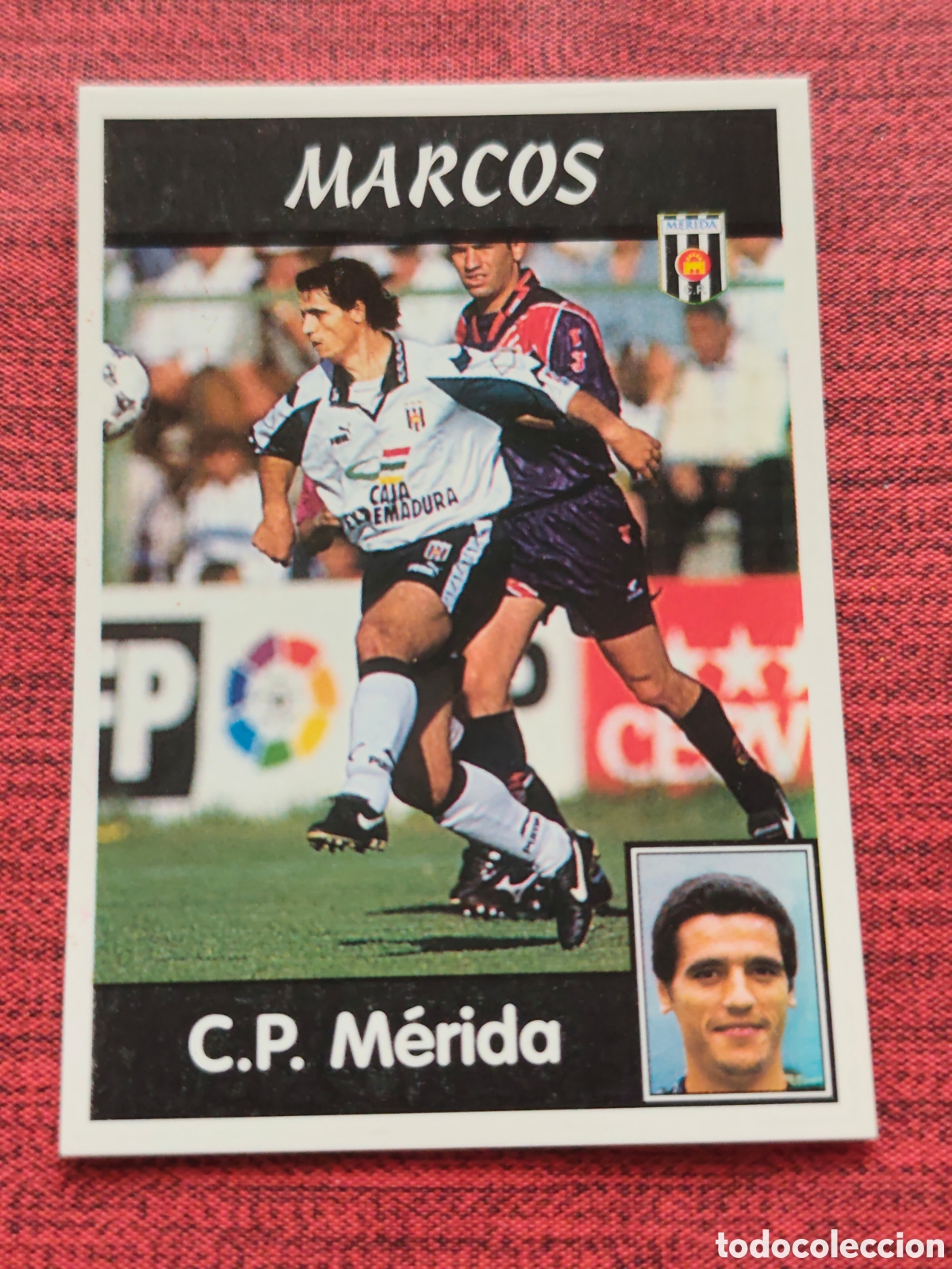 Cromos de f&uacute;tbol: 279A MARCOS M&Eacute;RIDA PANINI LIGA 1997 1998