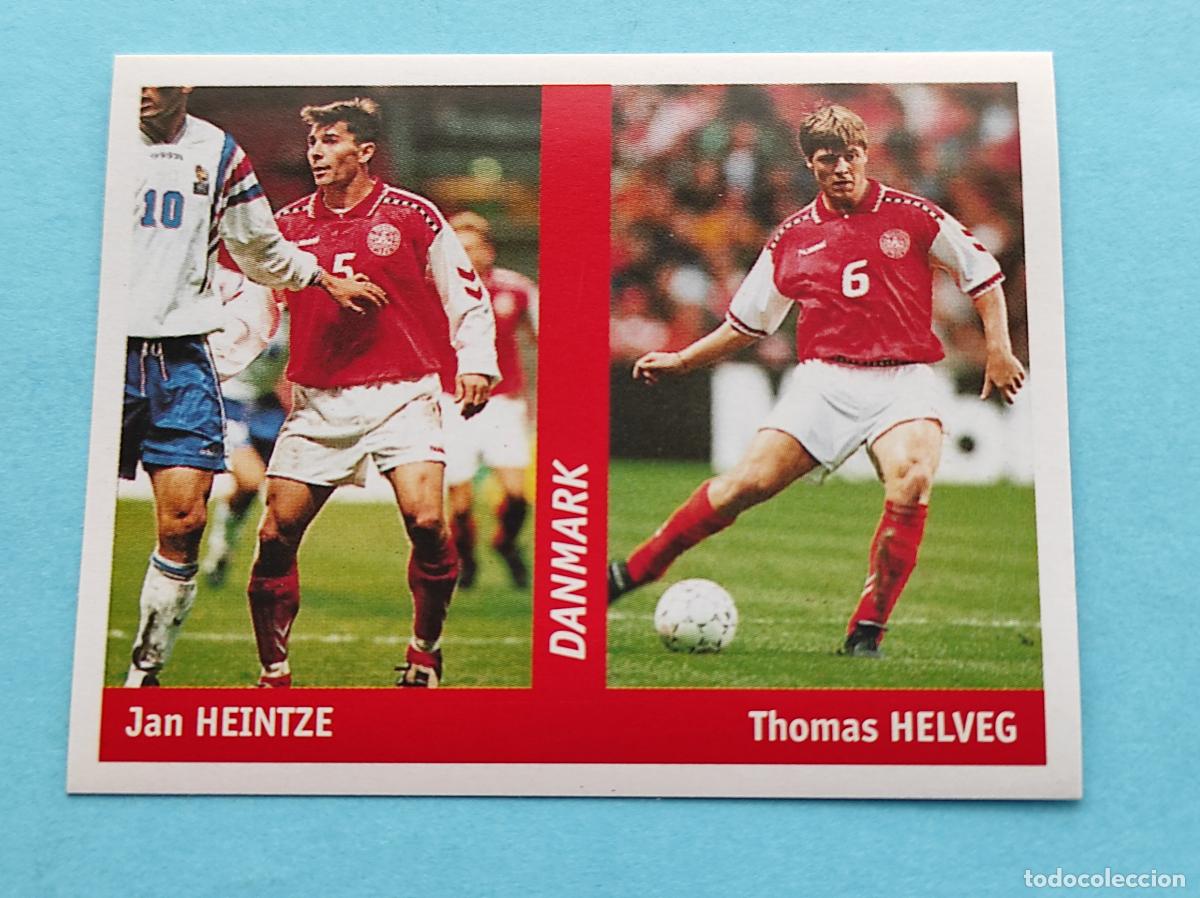 Cromos de f&uacute;tbol: 116 JAN HEINTZE/THOMAS HELVEG (DINAMARCA) - CROMO MUNDIAL FRANCIA 1998 DS FRANCE 98 DSWC98 WORLD CUP