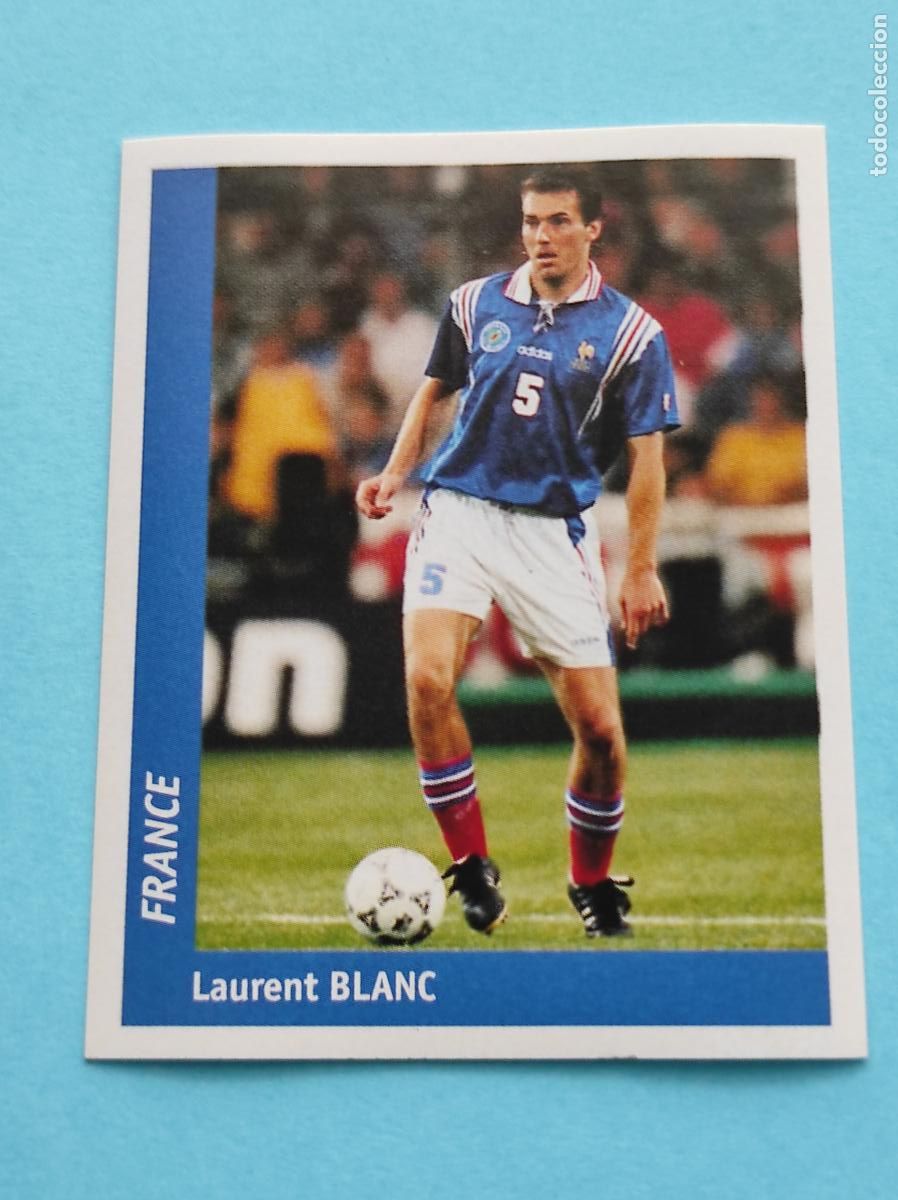 Cromos de f&uacute;tbol: 124 LAURENT BLANC (FRANCIA) - CROMO MUNDIAL FRANCIA 1998 DS FRANCE 98 DSWC98 WORLD CUP
