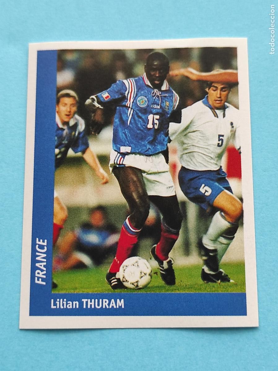 Cromos de f&uacute;tbol: 125 LILIAN THURAM (FRANCIA) - CROMO MUNDIAL FRANCIA 1998 DS FRANCE 98 DSWC98 WORLD CUP