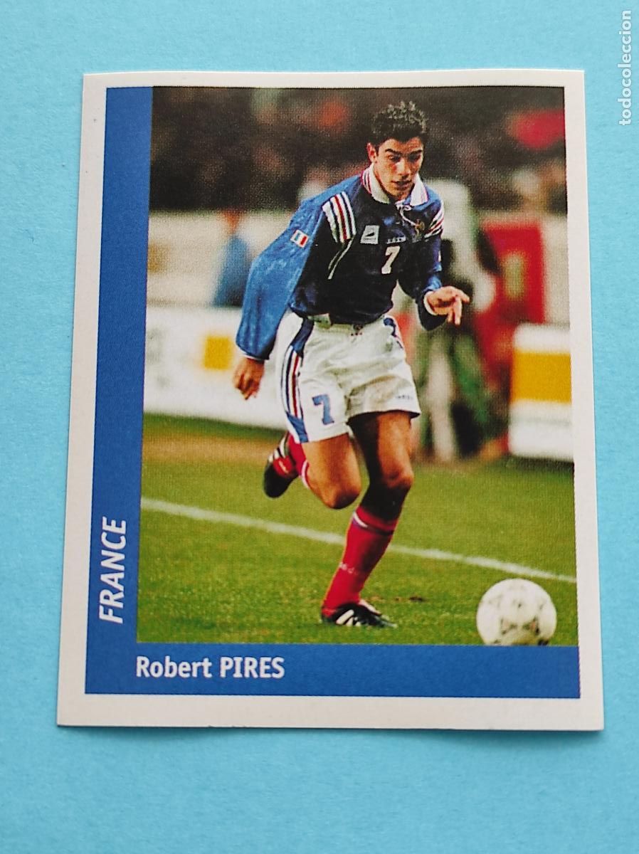 Cromos de f&uacute;tbol: 132 ROBERT PIRES (FRANCIA) - CROMO MUNDIAL FRANCIA 1998 DS FRANCE 98 DSWC98 WORLD CUP