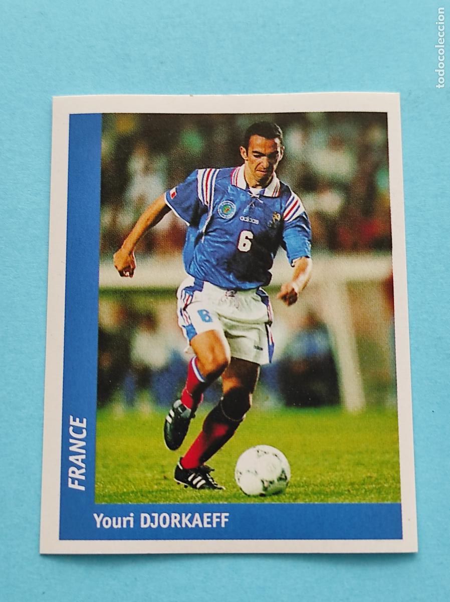 Cromos de f&uacute;tbol: 134 YOURI DJORKAEFF (FRANCIA) - CROMO MUNDIAL FRANCIA 1998 DS FRANCE 98 DSWC98 WORLD CUP