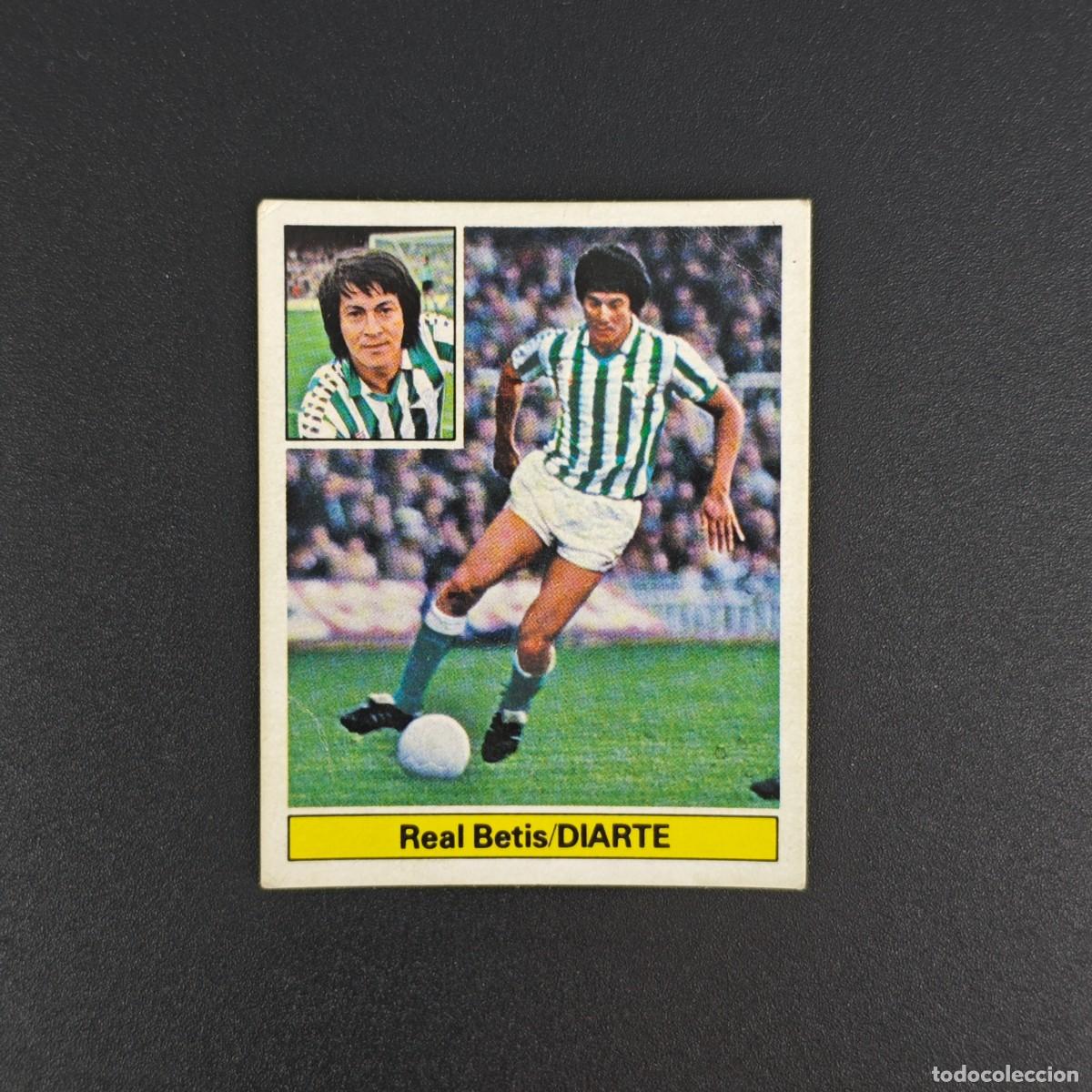 Cromos de f&uacute;tbol: CROMO FUTBOL LIGA ESTE 81 82 1981 1982 NUNCA PEGADO SIN PEGAR DIARTE REAL BETIS RA1026