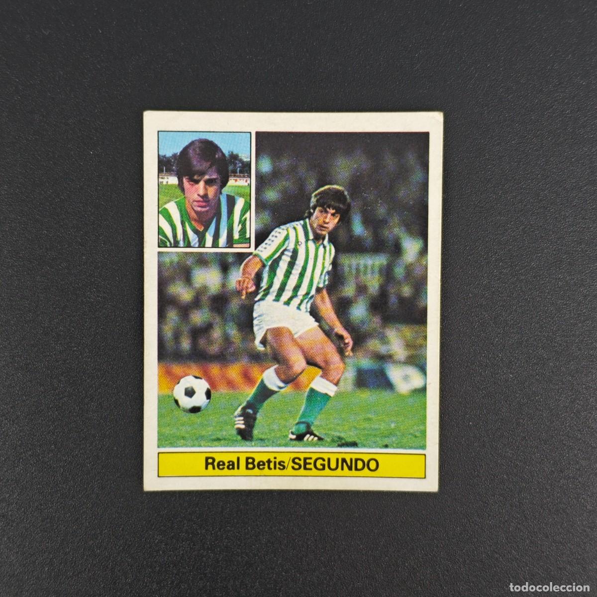 Cromos de f&uacute;tbol: CROMO FUTBOL LIGA ESTE 81 82 1981 1982 NUNCA PEGADO SIN PEGAR SEGUNDO REAL BETIS RA1026
