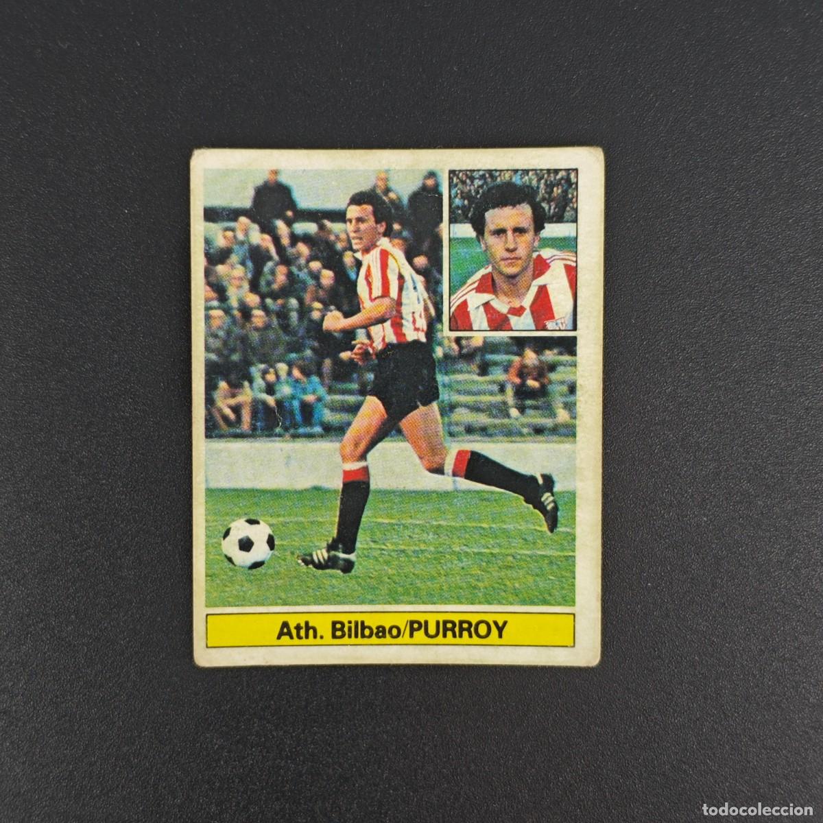 Cromos de f&uacute;tbol: CROMO FUTBOL LIGA ESTE 81 82 1981 1982 NUNCA PEGADO SIN PEGAR PURROY ATHLETIC BILBAO RA1026