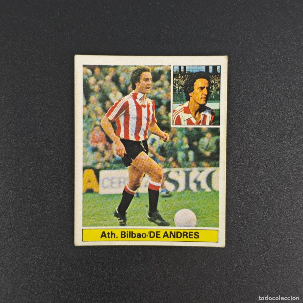 Cromos de f&uacute;tbol: CROMO FUTBOL LIGA ESTE 81 82 1981 1982 NUNCA PEGADO SIN PEGAR DE ANDRES ATHLETIC BILBAO RA1026