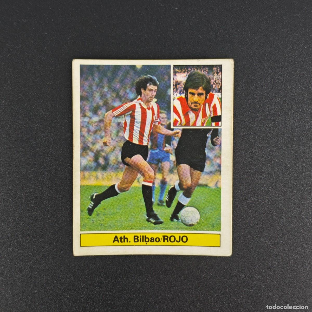 Cromos de f&uacute;tbol: CROMO FUTBOL LIGA ESTE 81 82 1981 1982 NUNCA PEGADO SIN PEGAR ROJO ATHLETIC BILBAO RA1026