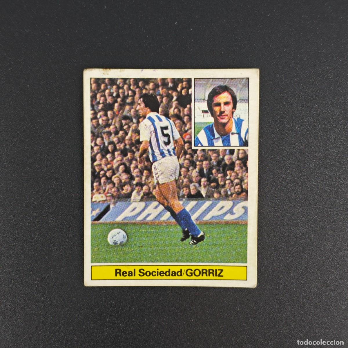 Cromos de f&uacute;tbol: CROMO DE FUTBOL LIGA ESTE 81 82 1981 1982 NUNCA PEGADO SIN PEGAR GORRIZ REAL SOCIEDAD RA1026