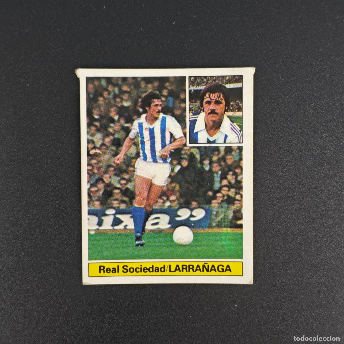 Cromos de f&uacute;tbol: CROMO DE FUTBOL LIGA ESTE 81 82 1981 1982 NUNCA PEGADO SIN PEGAR LARRA&Ntilde;AGA REAL SOCIEDAD RA1026