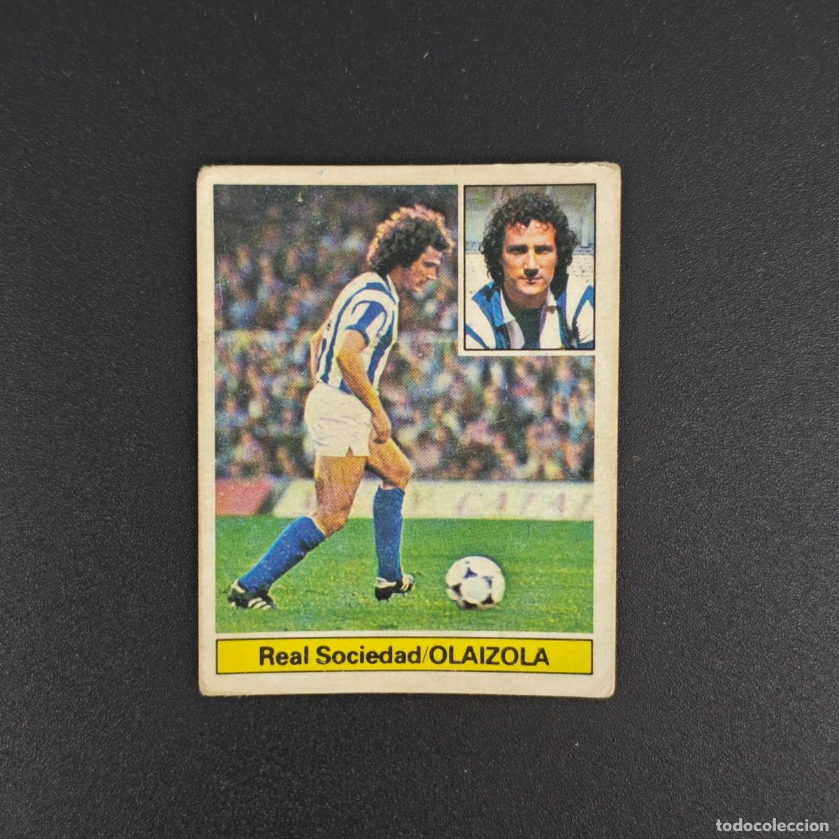 Cromos de f&uacute;tbol: CROMO DE FUTBOL LIGA ESTE 81 82 1981 1982 NUNCA PEGADO SIN PEGAR OLAIZOLA REAL SOCIEDAD RA1026