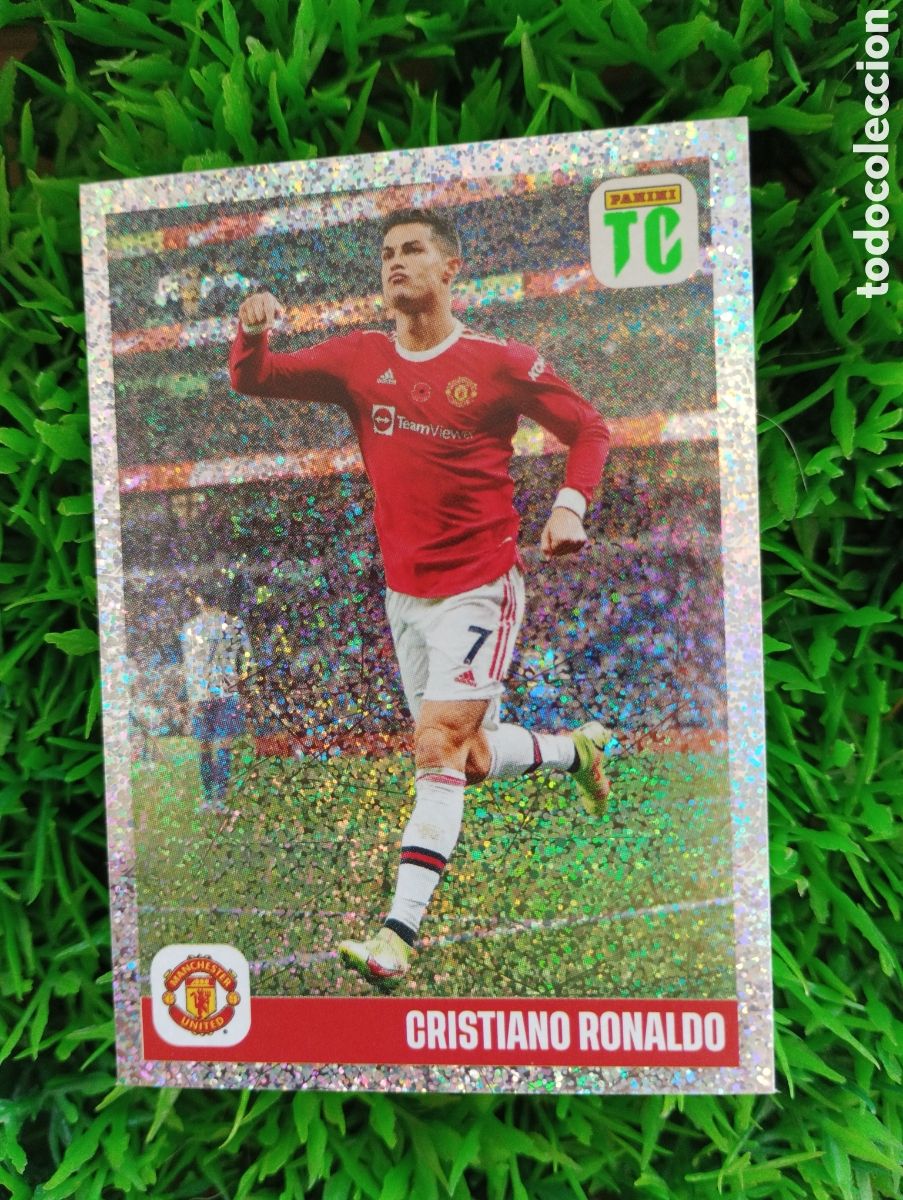 Cromos de f&uacute;tbol: Cristiano Ronaldo Manchester United Top Class 2022 Stickers # 356 NUNCA PEGADO