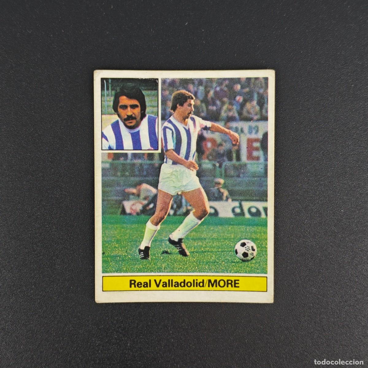 Cromos de f&uacute;tbol: CROMO DE FUTBOL LIGA ESTE 81 82 1981 1982 NUNCA PEGADO SIN PEGAR MORE REAL VALLADOLID RA1026