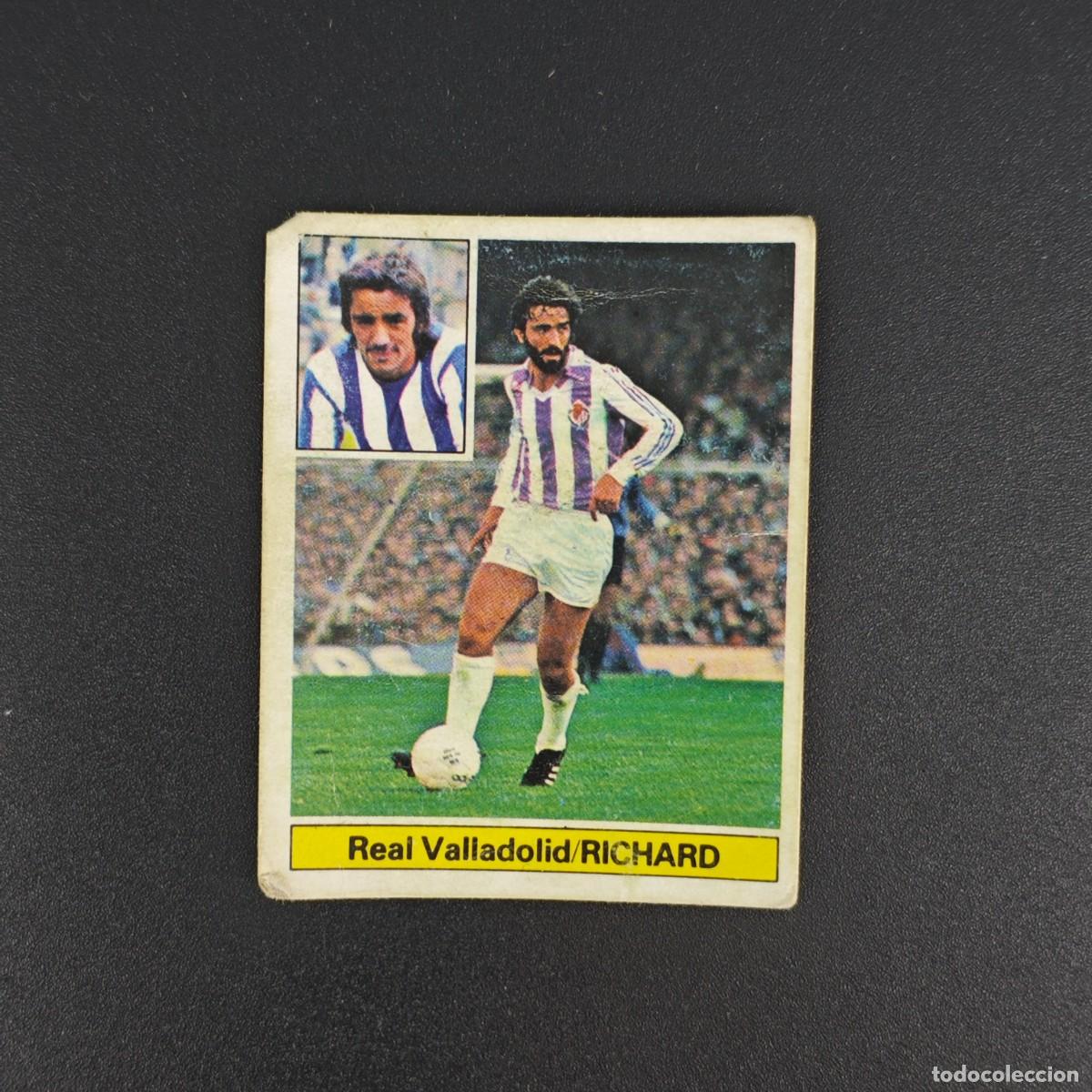 Cromos de f&uacute;tbol: CROMO DE FUTBOL LIGA ESTE 81 82 1981 1982 NUNCA PEGADO SIN PEGAR RICHARD REAL VALLADOLID RA1026 LEER