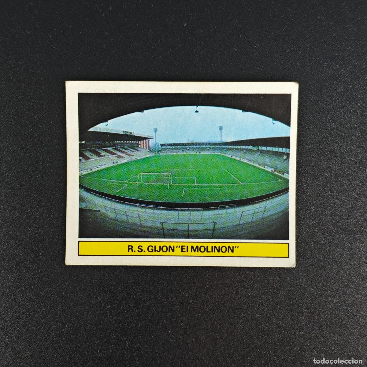 Cartes &agrave; collectionner de Football: CROMO DE FUTBOL LIGA ESTE 81 82 1981 1982 NUNCA PEGADO ESTADIO EL MOLINON REAL SPORTING GIJON RA1026