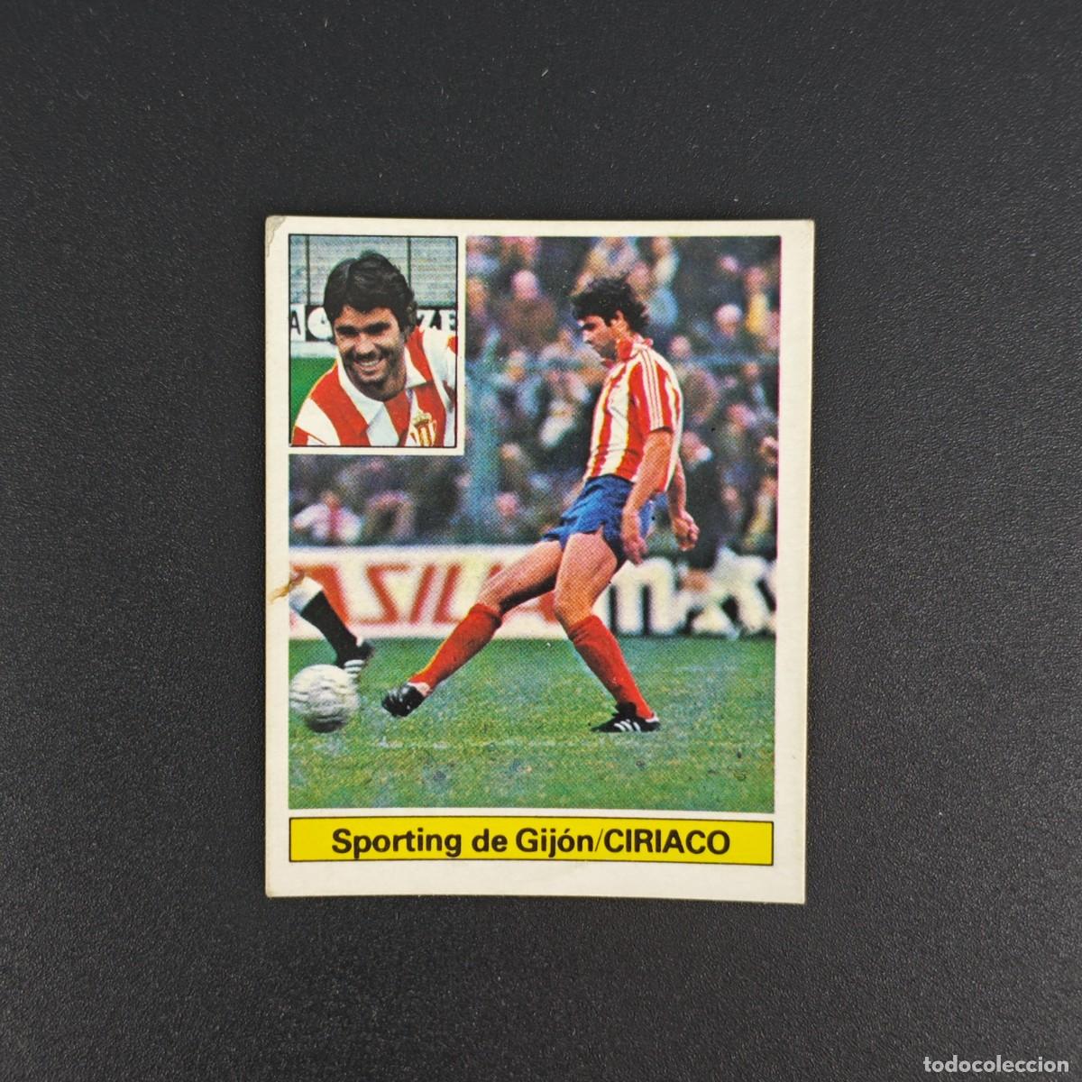 Cartes &agrave; collectionner de Football: CROMO DE FUTBOL LIGA ESTE 81 82 1981 1982 NUNCA PEGADO SIN PEGAR CIRIACO REAL SPORTING GIJON RA1026