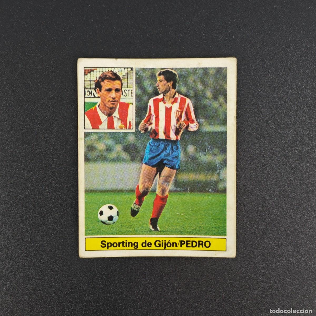 Cartes &agrave; collectionner de Football: CROMO DE FUTBOL LIGA ESTE 81 82 1981 1982 NUNCA PEGADO SIN PEGAR PEDRO REAL SPORTING GIJON RA1026