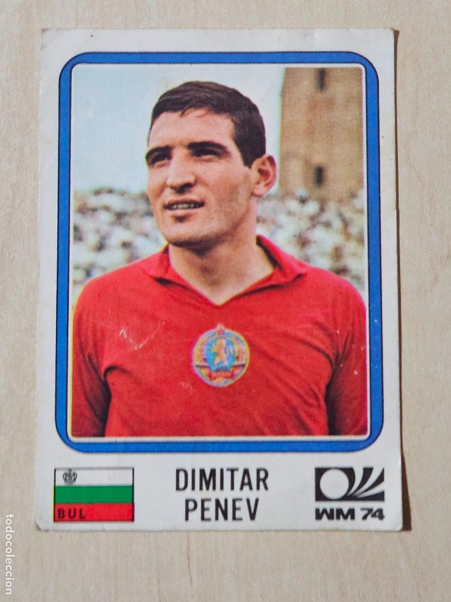 Cartes &agrave; collectionner de Football: N&ordm; 254 PENEV - CROMO - VULCANO / PANINI - WORLD CUP MUNCHEN 74 - MUNDIAL MUNICH 74 - SIN PEGAR