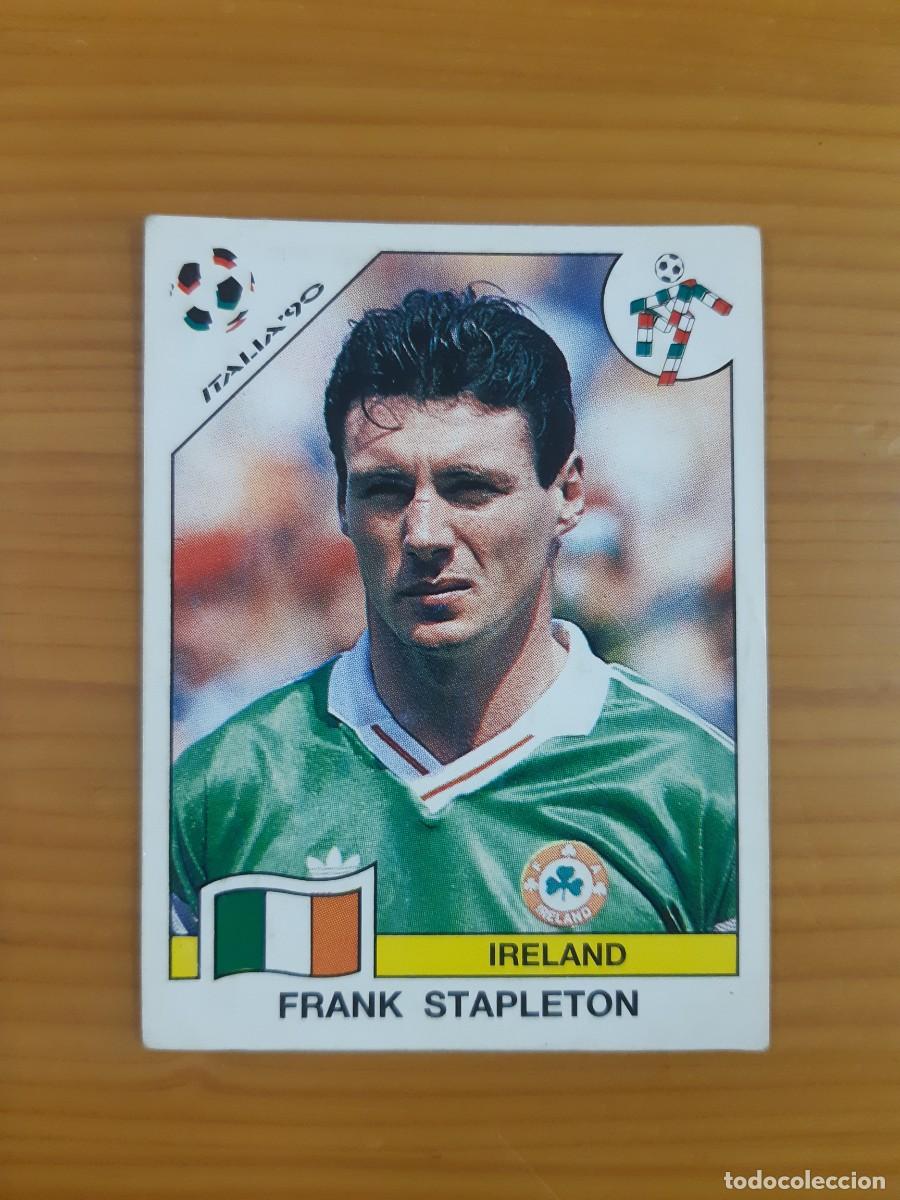Cartes &agrave; collectionner de Football: N&deg;438 Frank Stapleton (Irlanda) Mundial Italia 90 PANINI 1990. Nunca pegado, sin pegar