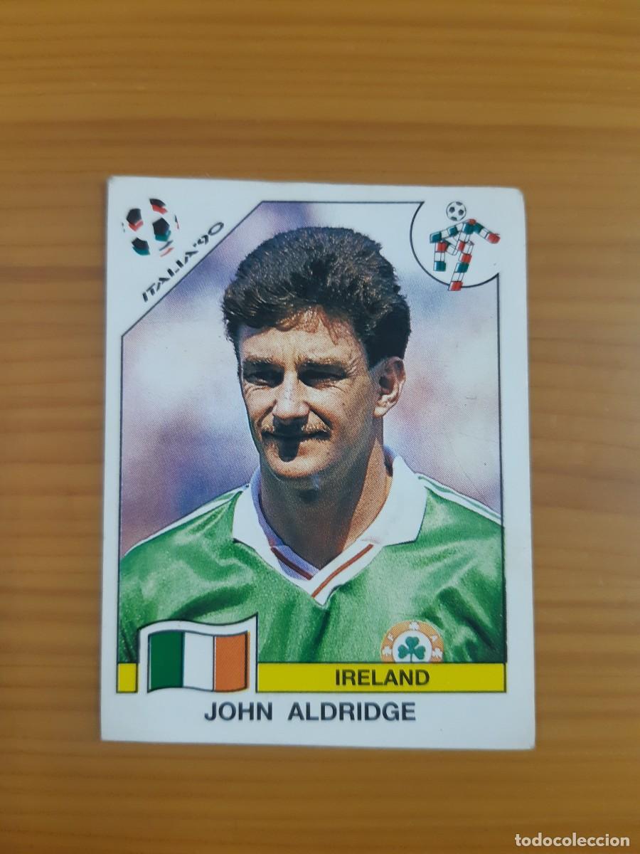 Cartes &agrave; collectionner de Football: N&deg;436 John Aldridge (Irlanda) Mundial Italia 90 PANINI 1990. Nunca pegado, sin pegar
