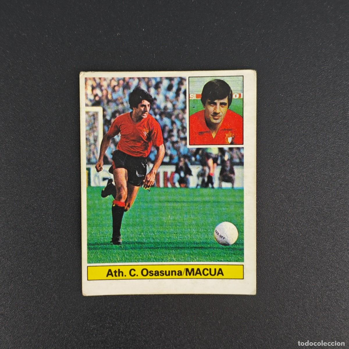 Cromos de f&uacute;tbol: CROMO DE FUTBOL LIGA ESTE 81 82 1981 1982 NUNCA PEGADO SIN PEGAR MACUA OSASUNA RA1026