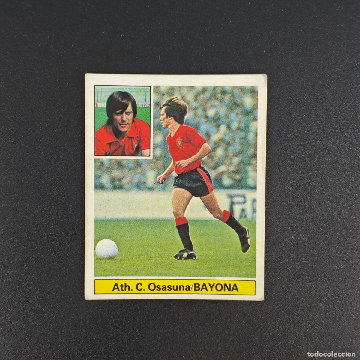 Cromos de f&uacute;tbol: CROMO DE FUTBOL LIGA ESTE 81 82 1981 1982 NUNCA PEGADO SIN PEGAR BAYONA OSASUNA RA1026