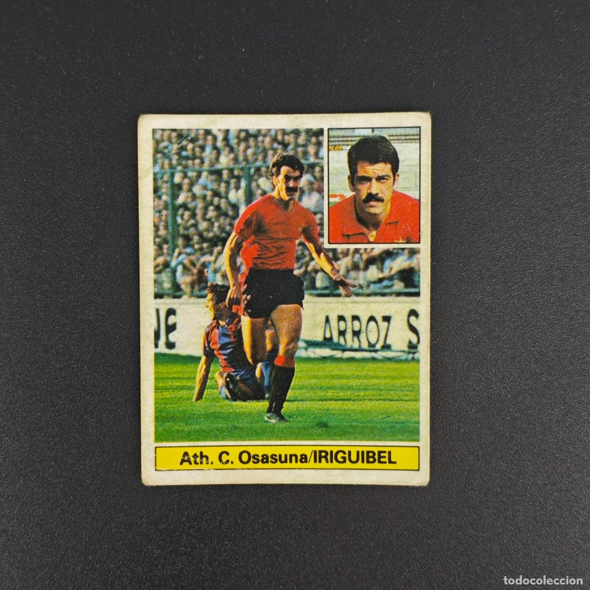 Cromos de f&uacute;tbol: CROMO DE FUTBOL LIGA ESTE 81 82 1981 1982 NUNCA PEGADO SIN PEGAR IRIGUIBEL OSASUNA RA1026